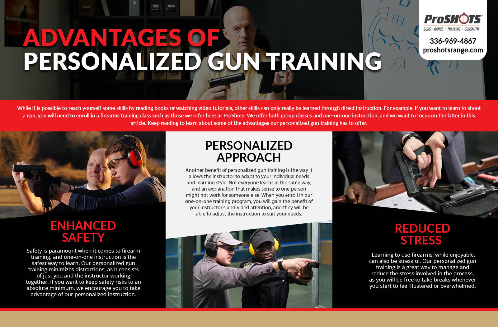 Advantages of Personalized Gun Training